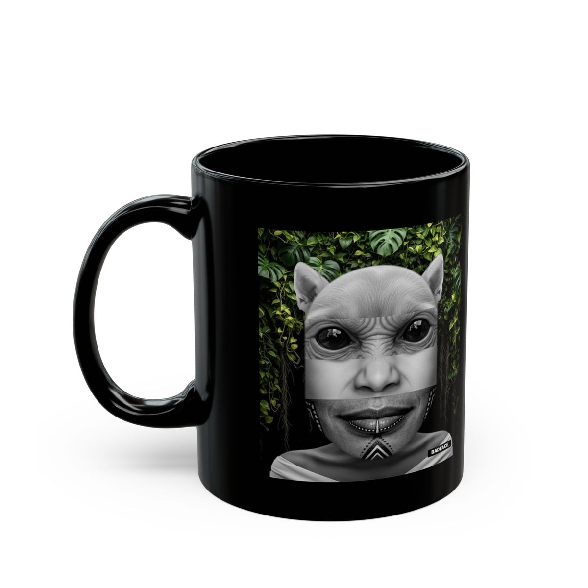 BADFACE BACKGROUNDS Custom Face Mug — 11oz