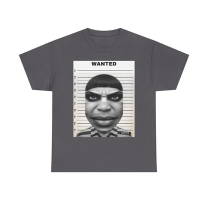 BADFACE WANTED Custom Face T-Shirt