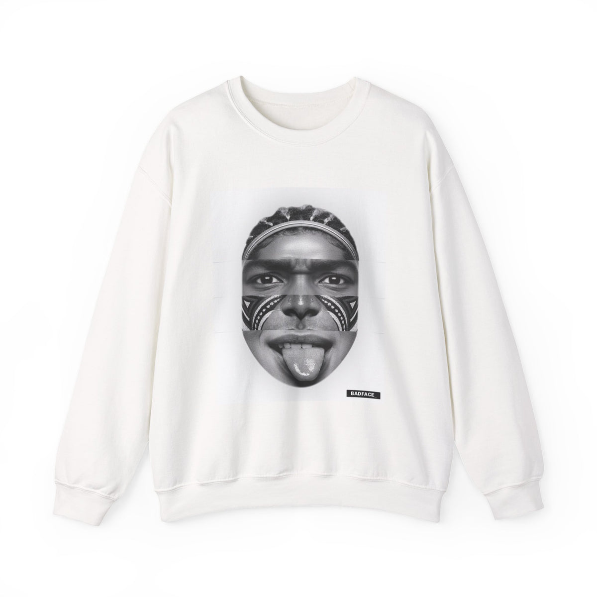 BADFACE Original Custom Face Sweatshirt - 1788604782714