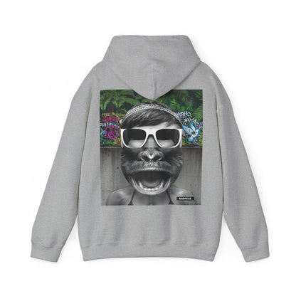 Gorilla Sunglasses Graphic Hoodie — Retro Funny Primate Streetwear