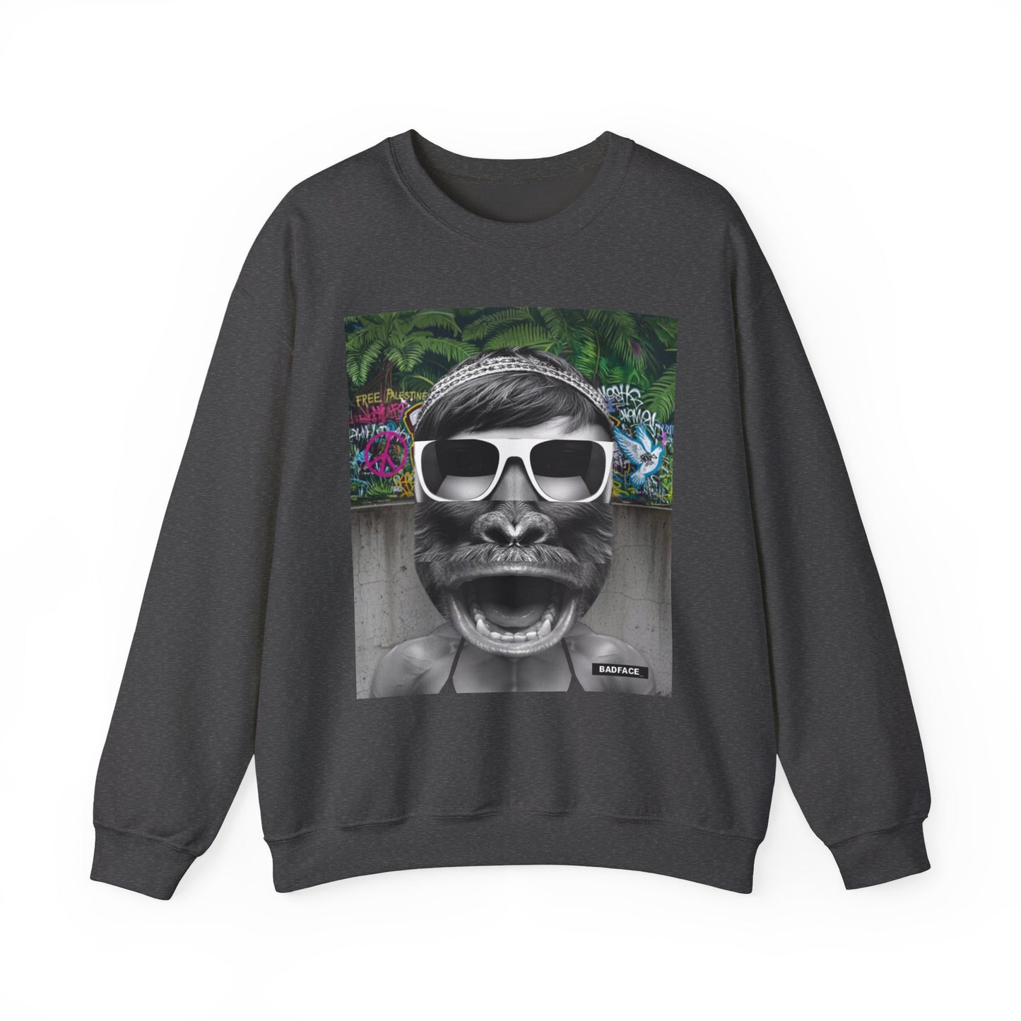BADFACE Unisex Sweatshirt. Customisable.