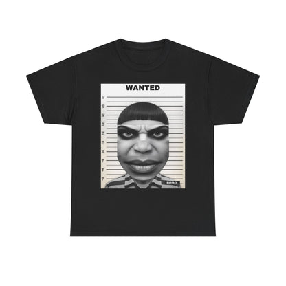 BADFACE WANTED Custom Face T-Shirt