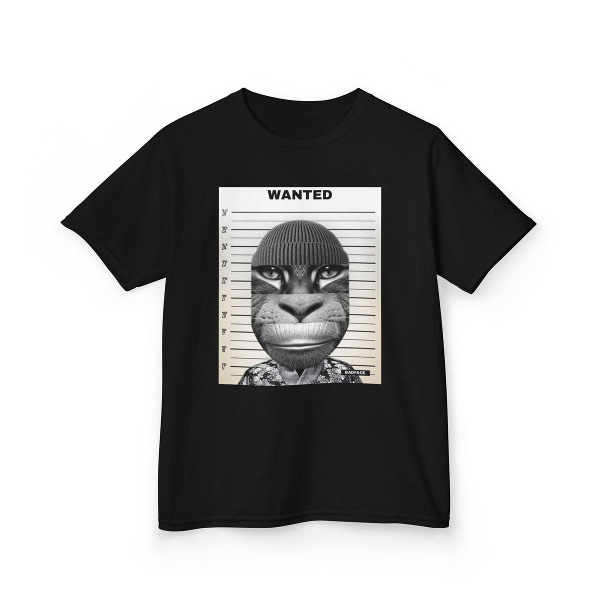 BADFACE WANTED KIDS T Shirt