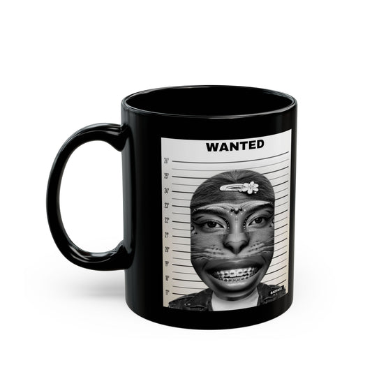 BADFACE WANTED Custom Face Mug — 11oz