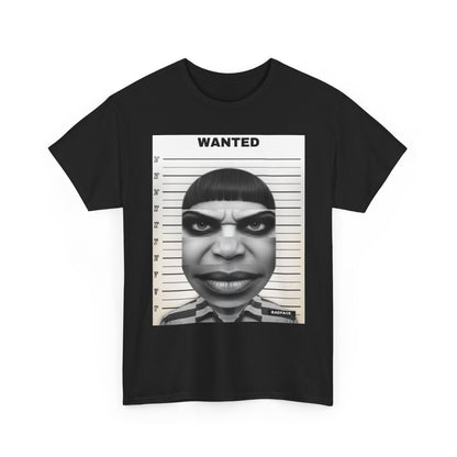BADFACE WANTED Custom Face T-Shirt