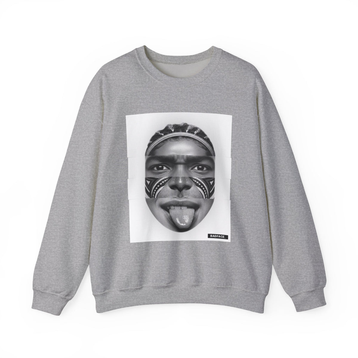 BADFACE Original Custom Face Sweatshirt - 1788604782714