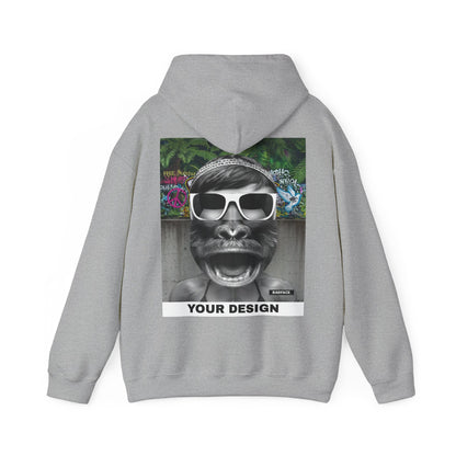 Copy of Gorilla Sunglasses Graphic Hoodie — Retro Funny Primate Streetwear