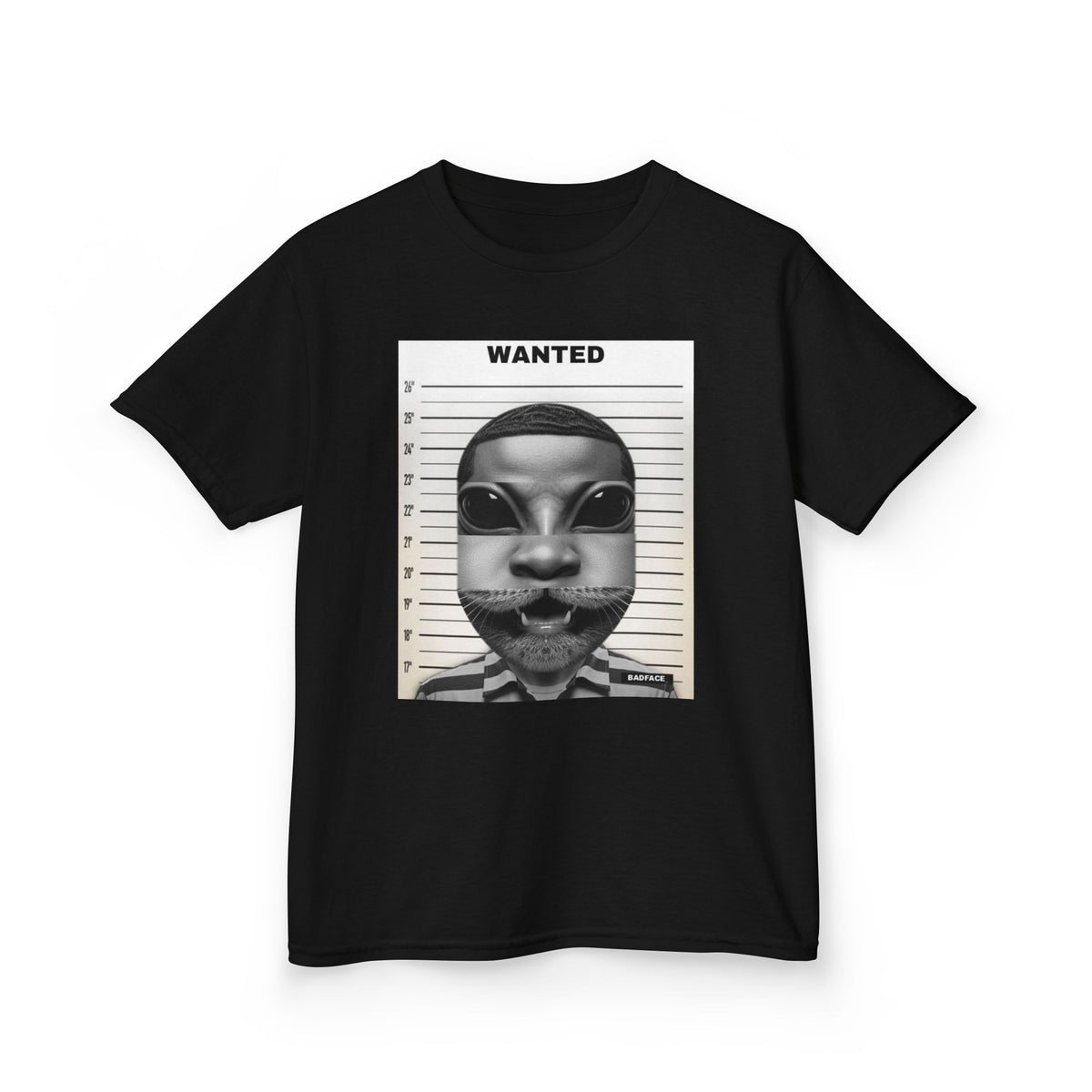BADFACE WANTED KIDS T Shirt