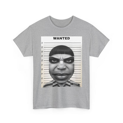 BADFACE WANTED Custom Face T-Shirt