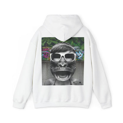 Gorilla Sunglasses Graphic Hoodie — Retro Funny Primate Streetwear