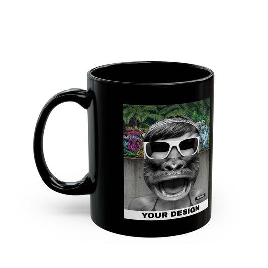 Black BADFACE Mug —  11oz