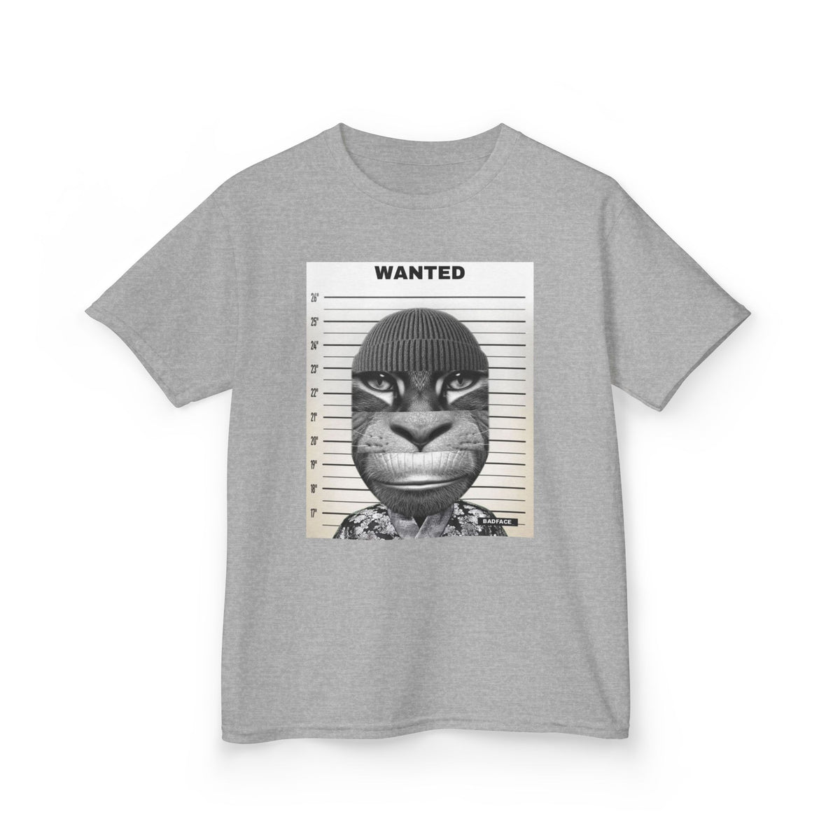 BADFACE WANTED KIDS T Shirt