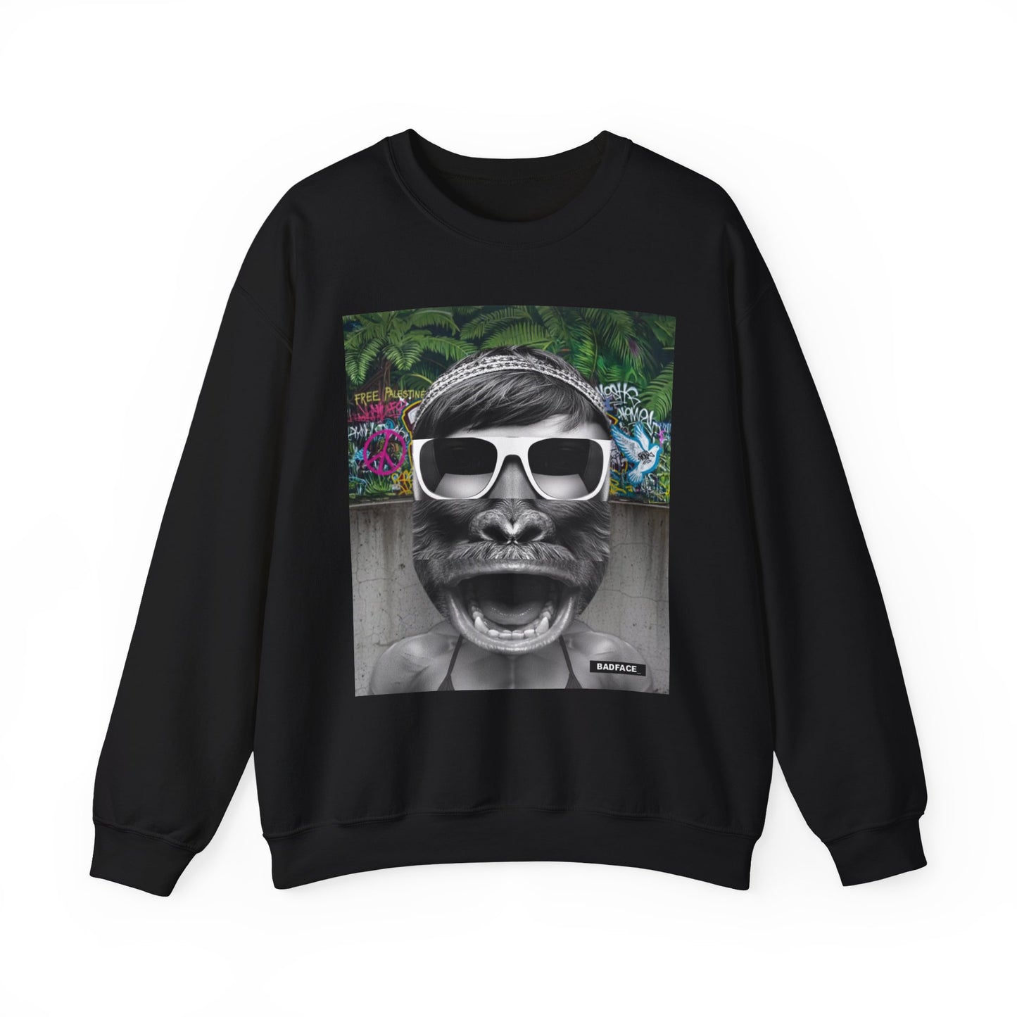 BADFACE Unisex Sweatshirt. Customisable.