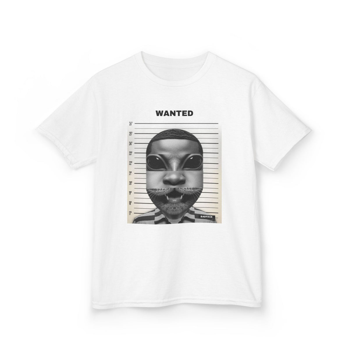 BADFACE WANTED KIDS T Shirt