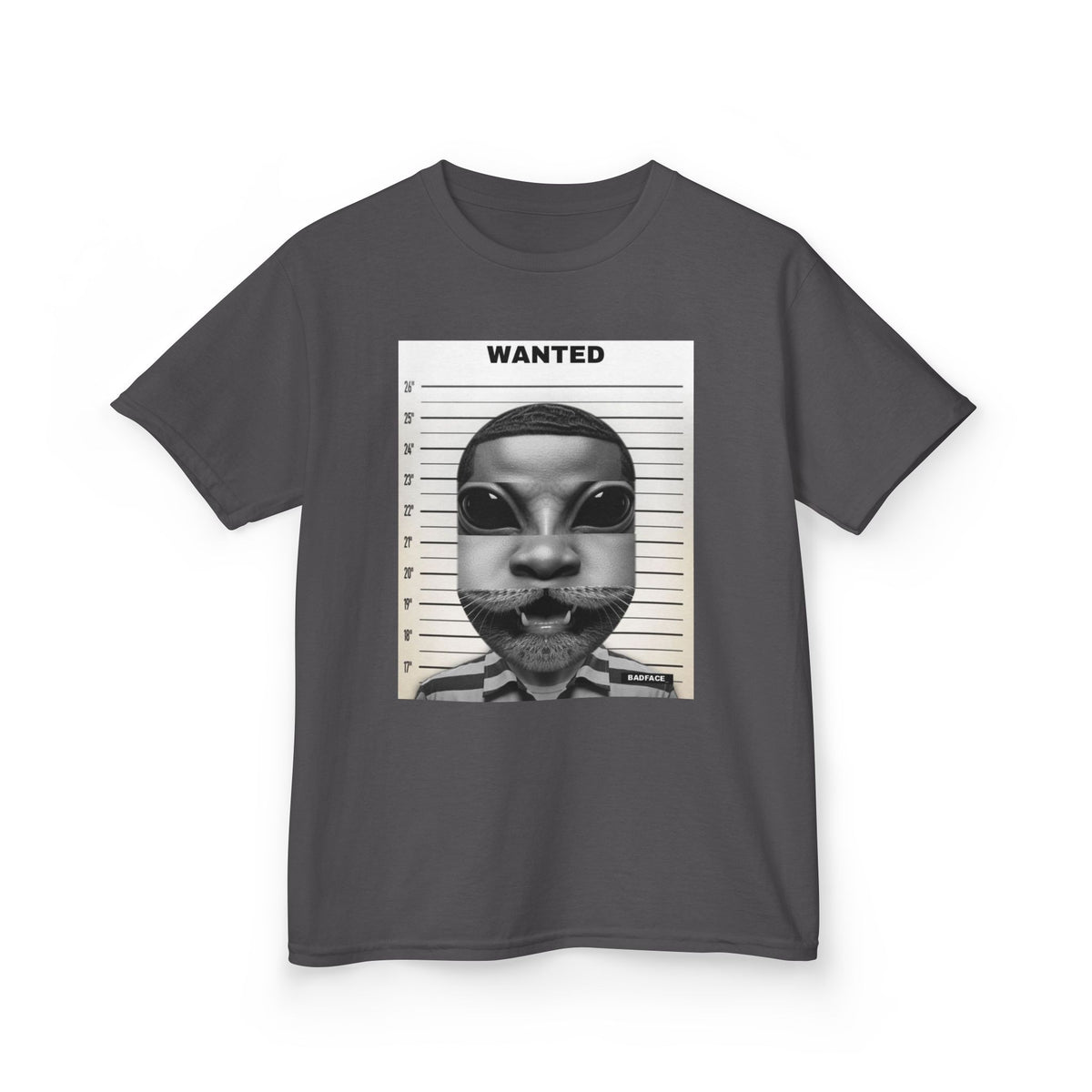 BADFACE WANTED KIDS T Shirt