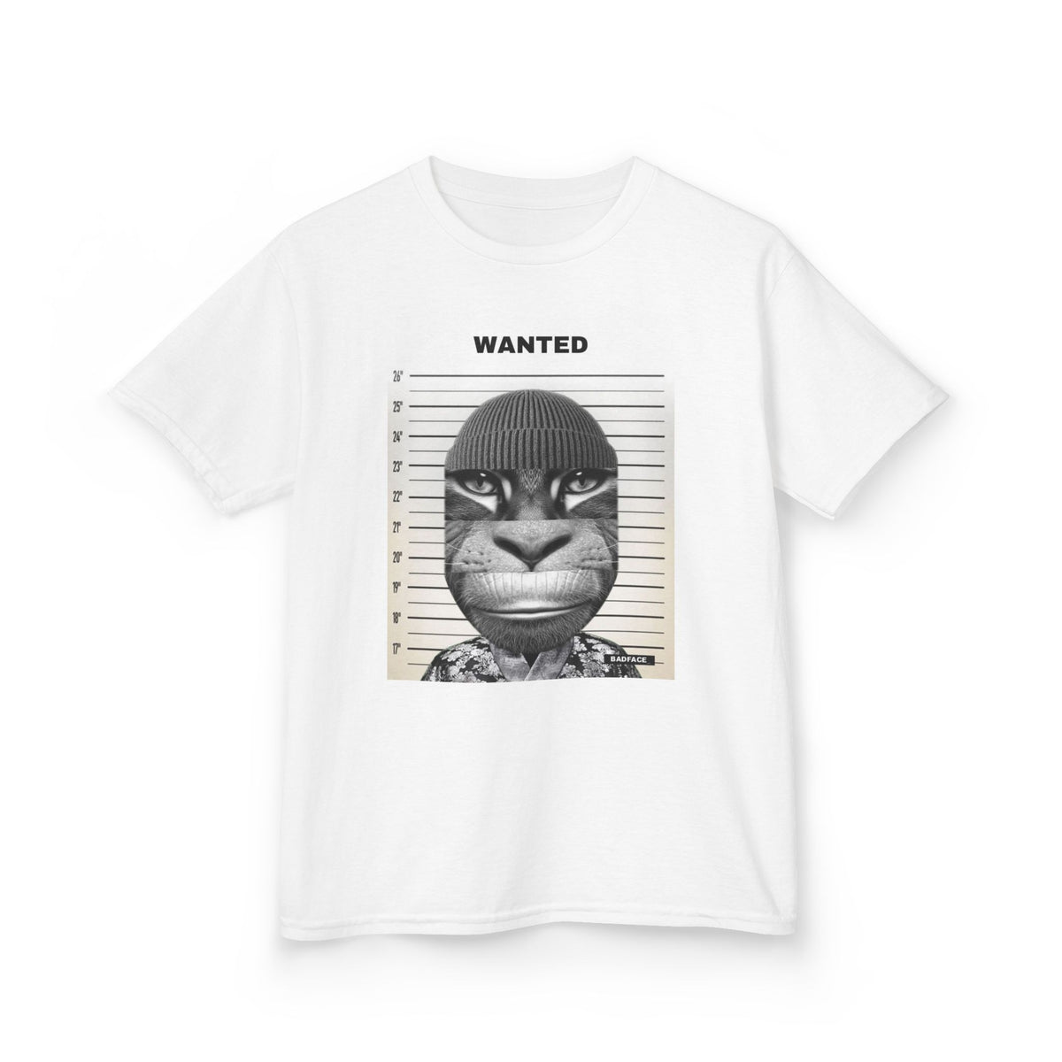 BADFACE WANTED KIDS T Shirt