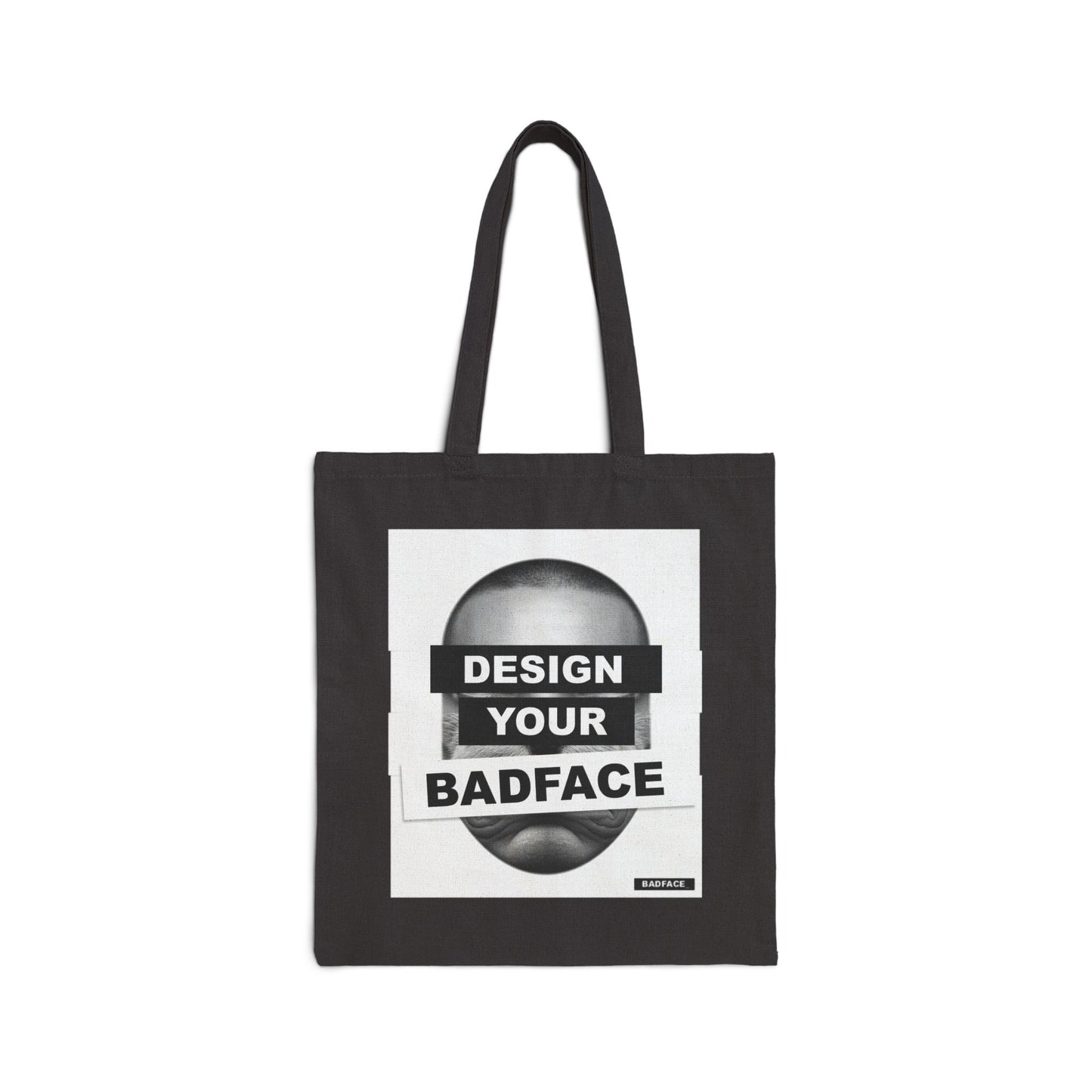Black Cotton Canvas Tote