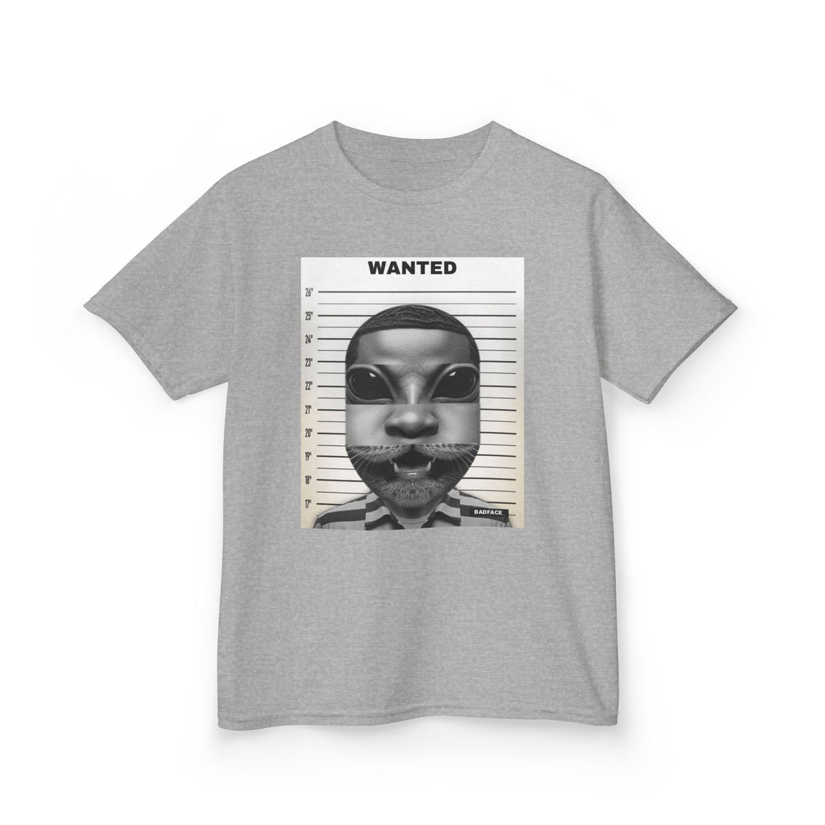 BADFACE WANTED KIDS T Shirt