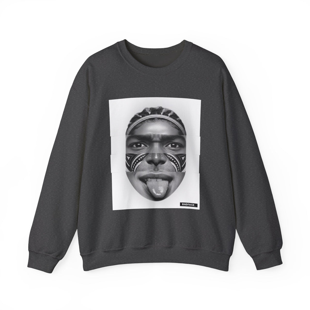 BADFACE Original Custom Face Sweatshirt - 1788604782714